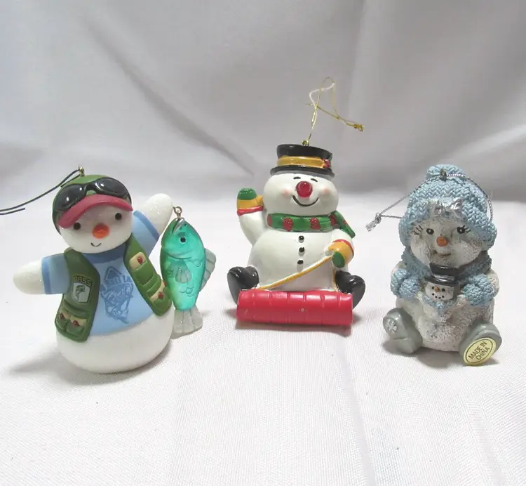 Choice of Snowman Christmas Ornament