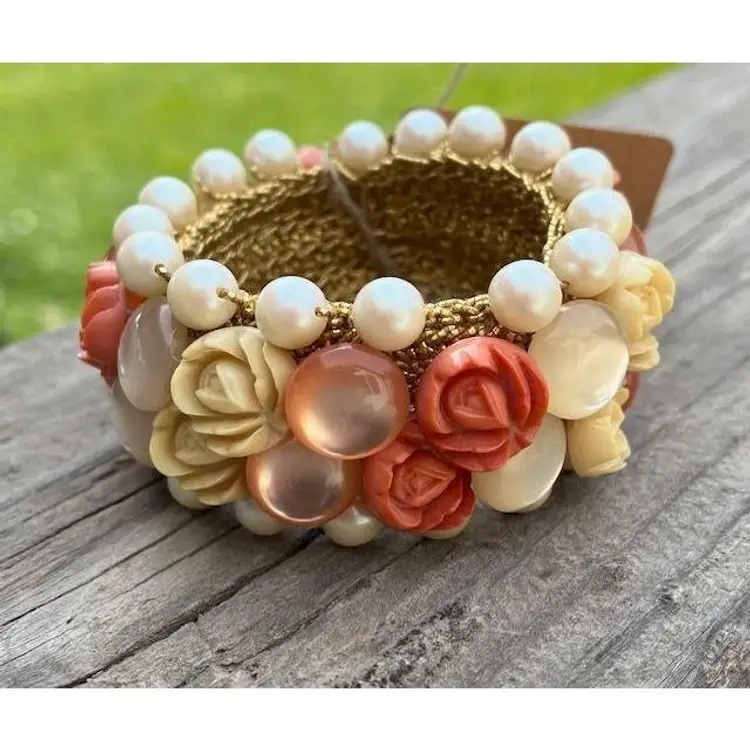 Vintage Button Bracelet