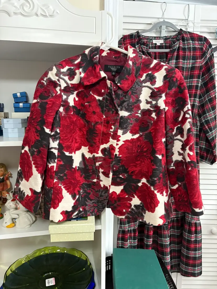 Talbots Floral Blazer 4P