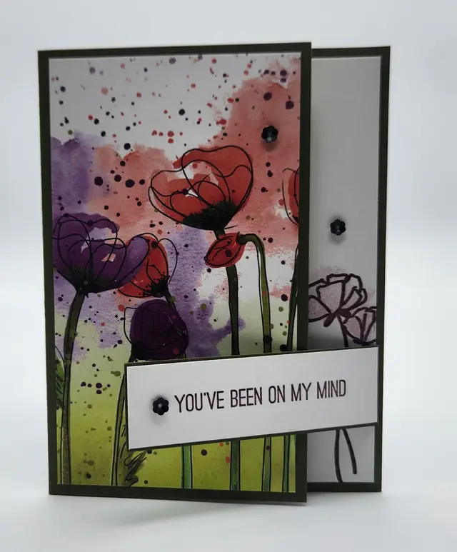 #14 - On My Mind Greeting Card (Purple)