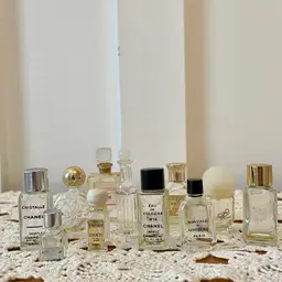 Vintage Mini Perfume Bottles Lot Chanel Schiaparelli Givenchy Etc. Empty