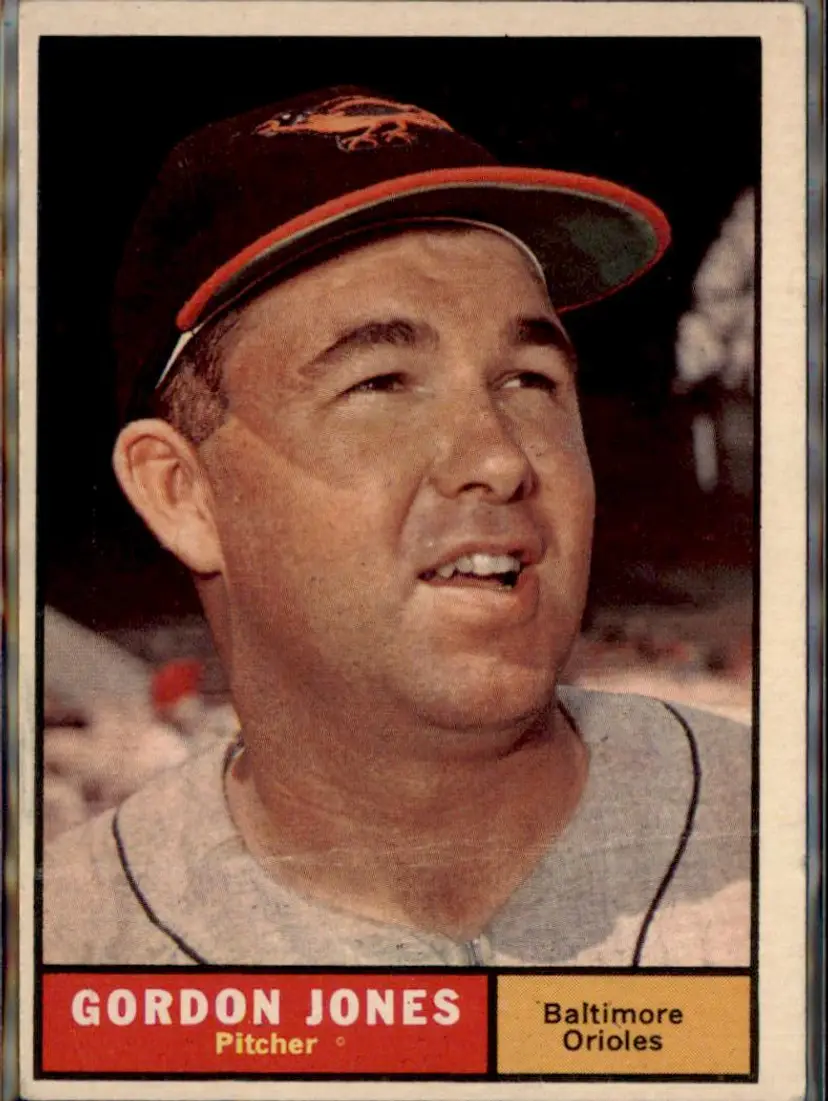 1961 Topps #442 Gordon Jones - ( ) - Baltimore Orioles