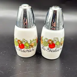 Corning Milk Glass Salt And Pepper