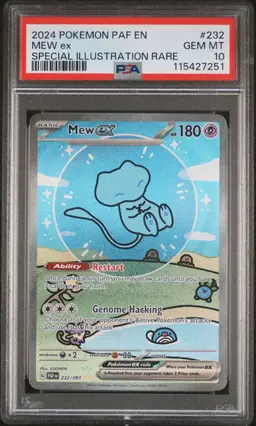 2024 Pokemon Paldean Fates Mew EX #232 PSA 10