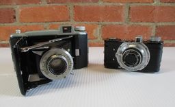 Share Antique Kodak Tourist Folding Camera Falcon Camera Lot of 2 Untested