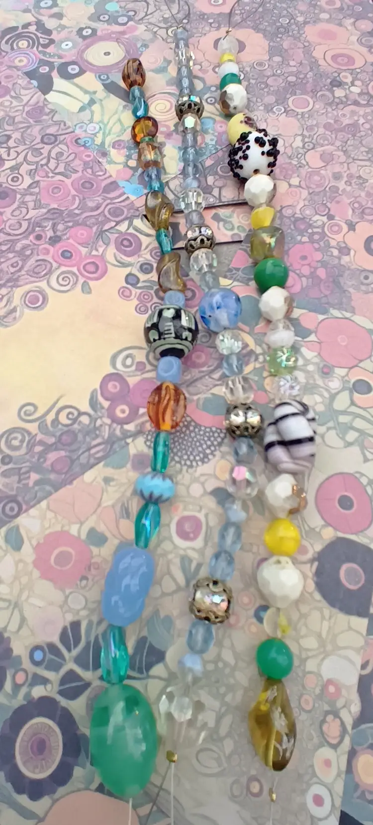 Bulk Lot of Mixed Vintage Czech Glass Beads /Cut Glass, Lamp work/ Rhinestone Beads.