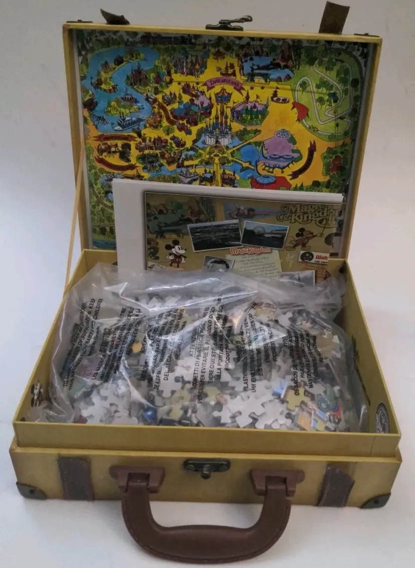 Walt Disney World Celebrating 40 Years Of Magic Anniversary Puzzle Sealed Inside