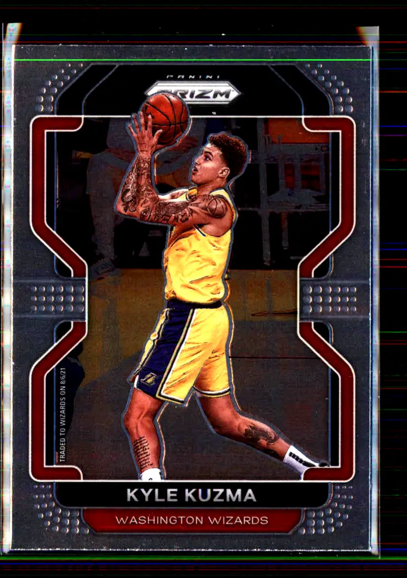 Kyle Kuzma 2021-22 Panini Prizm #156 - Washington Wizards - (136-76)