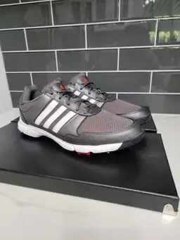 Adidas Tech Response Iron Metallic Gray Golf Shoes US Men’s Size 11