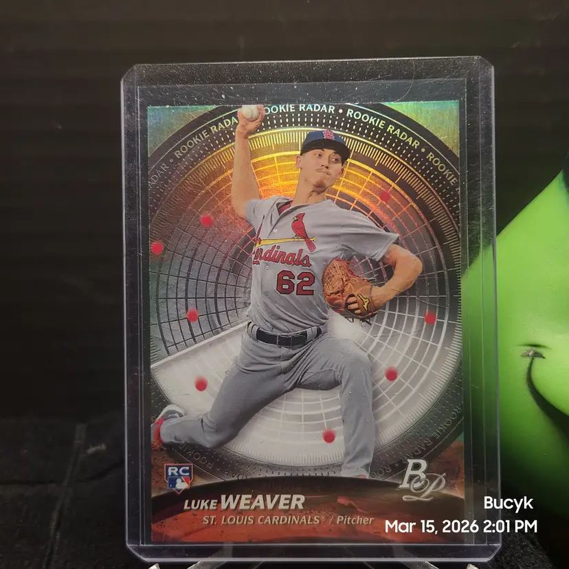 2017 Bowman Platinum Rookie Radar - Luke Weaver St. Louis Cardinals