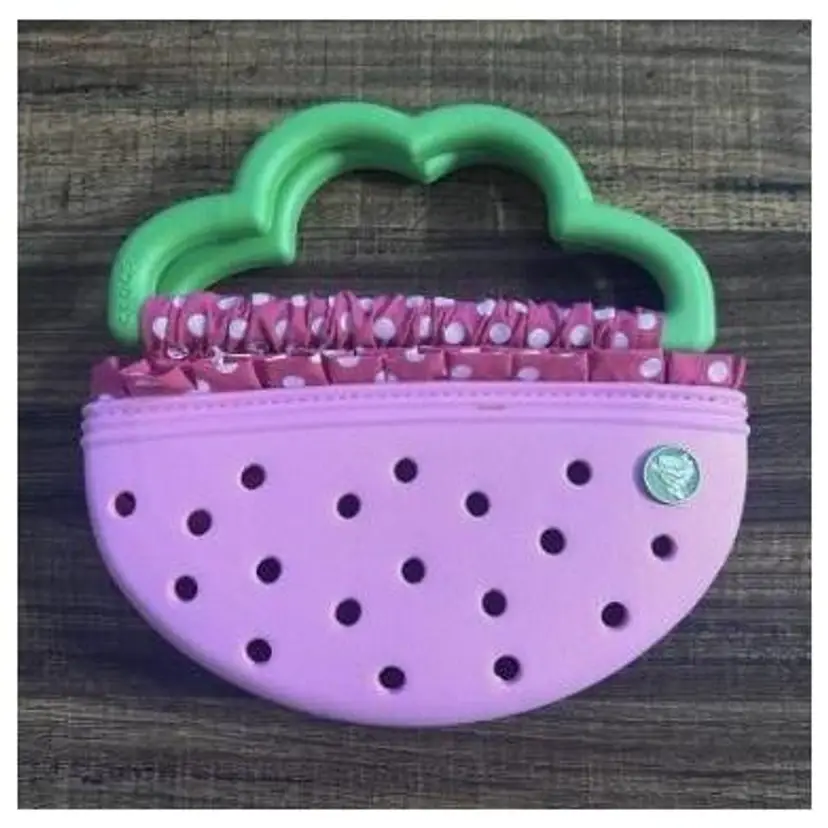 CROCS Bag Purse Handbag Kids Pink Green