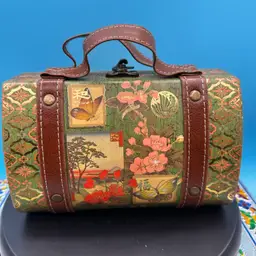 Punch Studio Dresser wallet Bag/ Memory box Filled With Goodies.