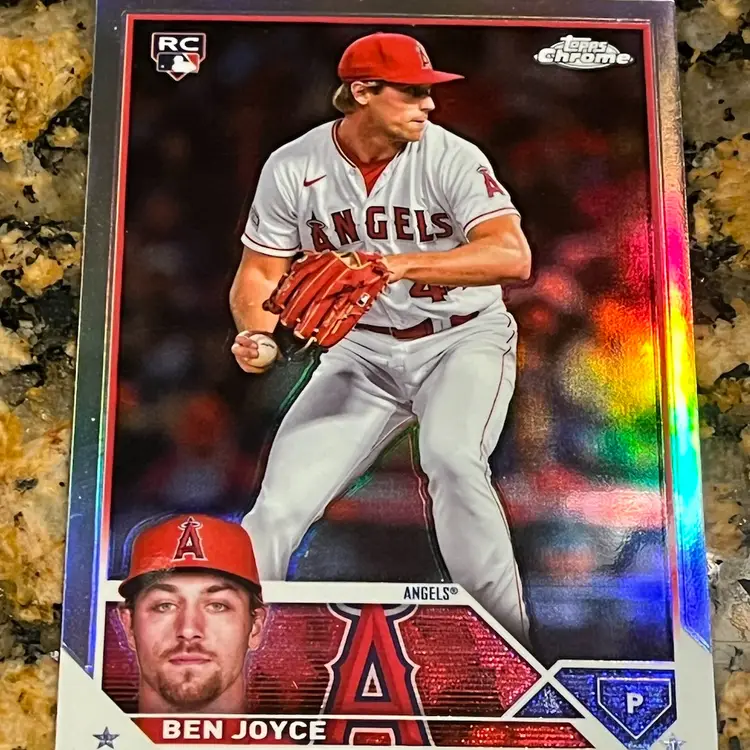 2023 Topps Chrome - Rookie Refractor Ben Joyce Los Angeles Angels