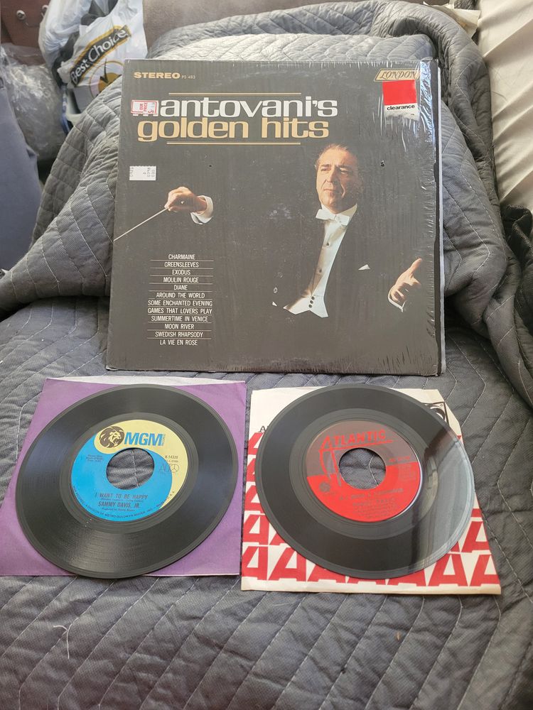 Mantovani, sammy davis jr and bobby darin record