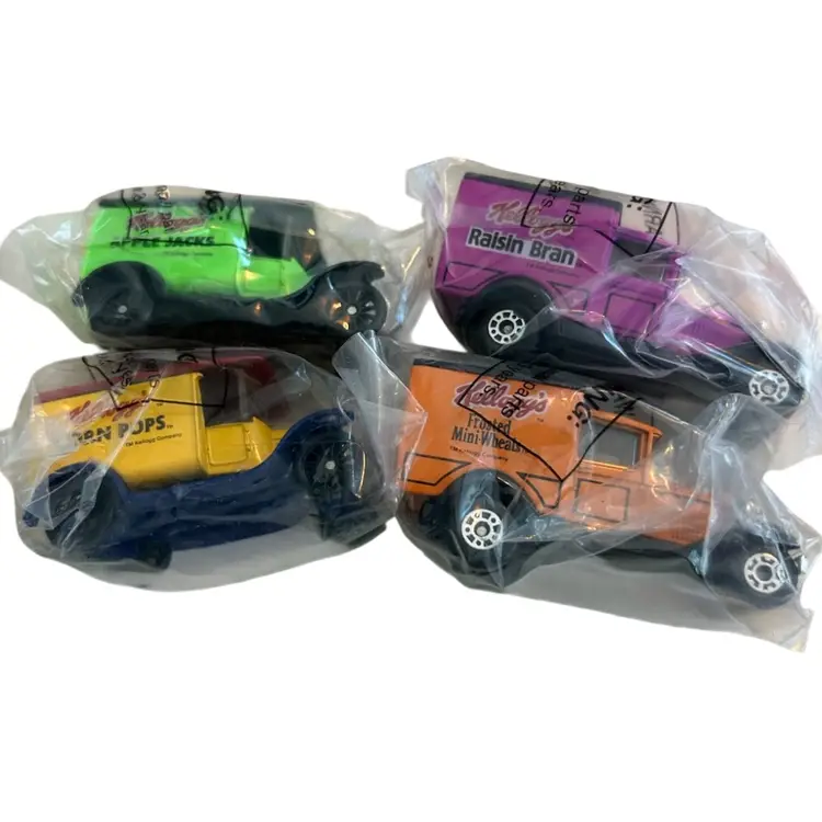 Vintage Kellogg’s Cereal Matchbox Trucks - Set Of 4