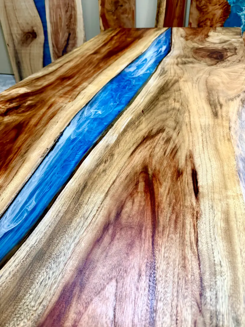 “Skies” Camphor Laurel River Table