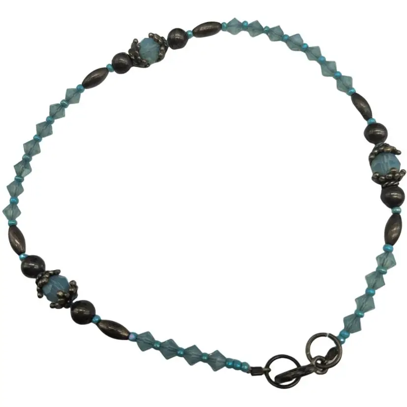 Blue Beaded Bracelet