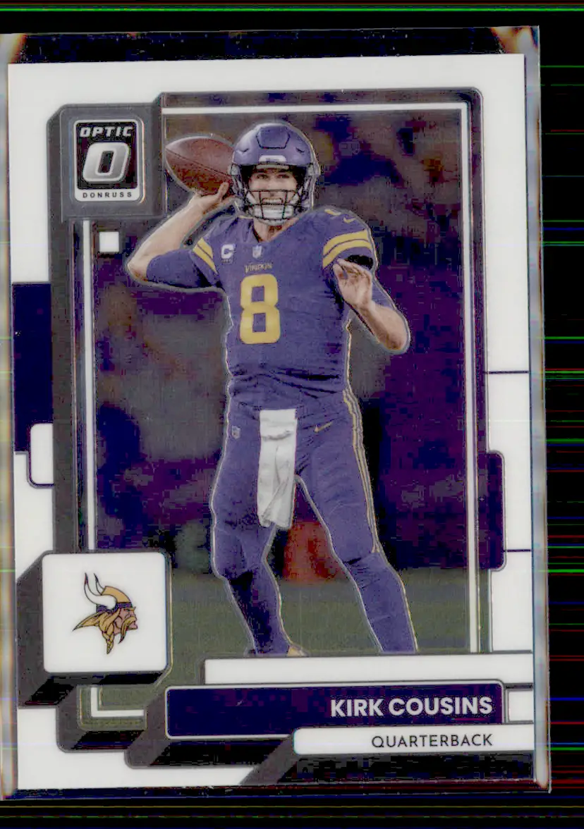 Kirk Cousins 2022 Donruss Optic #127 - Minnesota Vikings - (130-157)