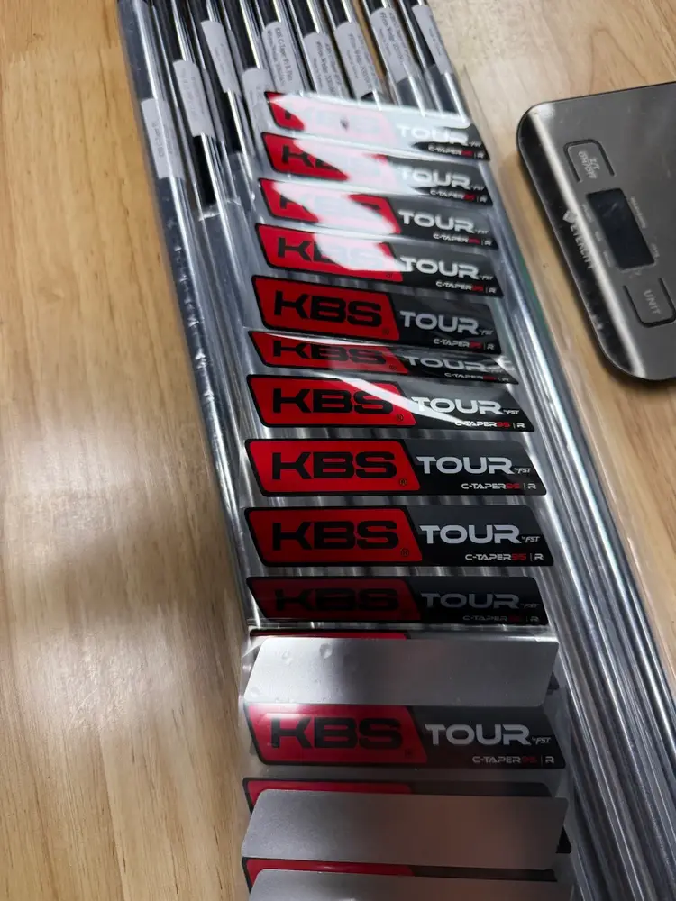 New Complete Set Of KBS Tour C-Taper 95 R 5-PW Shafts 
Plus Additional 3 Wedge Shafts