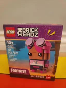 Lego Fortnite Brickheadz 40728 - Brite Bomber, New & Sealed