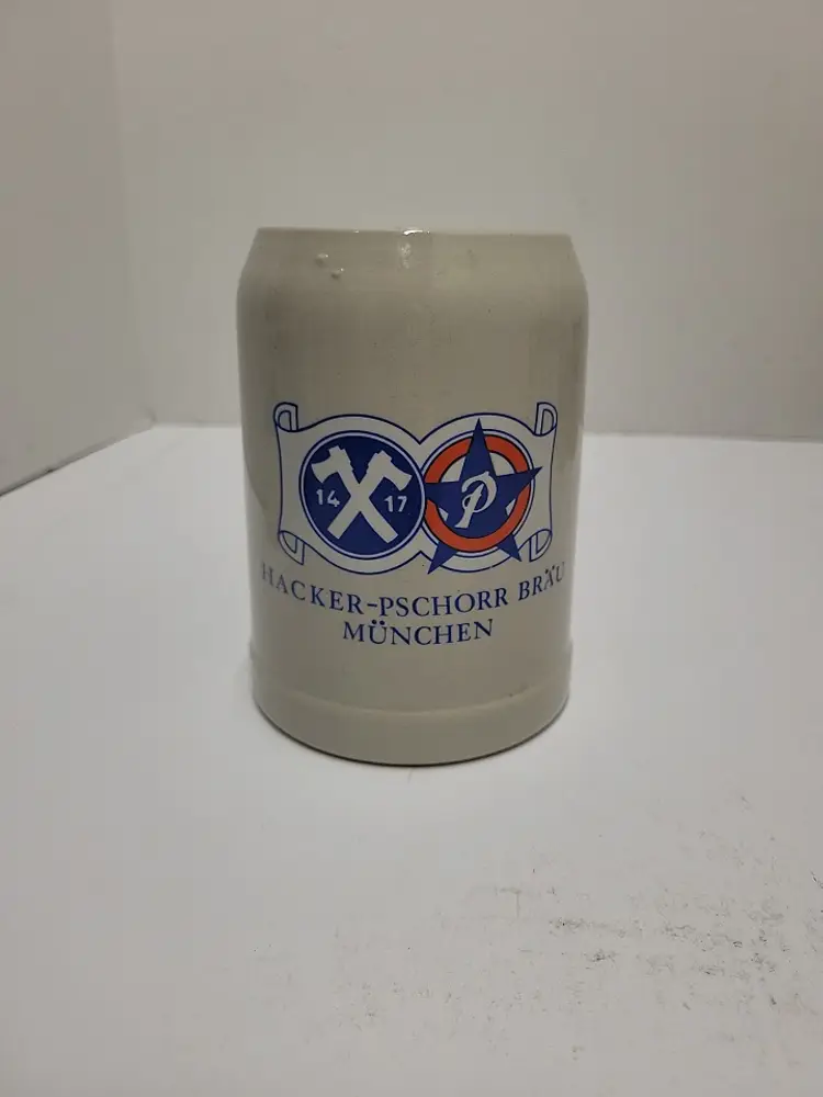 Hacker-Pschorr Brau Stoneware Beer Stein 0.5L Munchen Germany