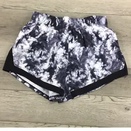 Athletic Works Black/white Marble Shorts Size S