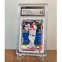 Marcelo Mayer (Boston Red Sox) 2021 Bowman Draft 1st Bowman Paper CSG Gem Mint 10