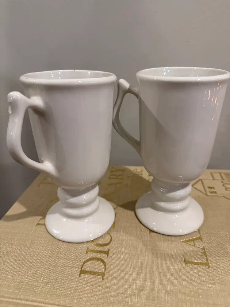 Irish Coffee Mugs Glassed Stoneware