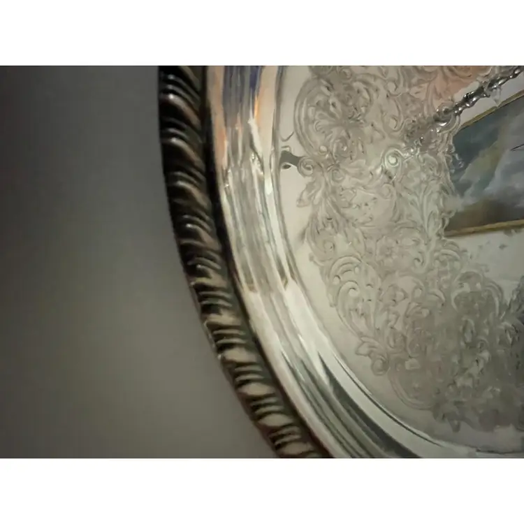 Silver Plate tray 10" Wm. Rodgers