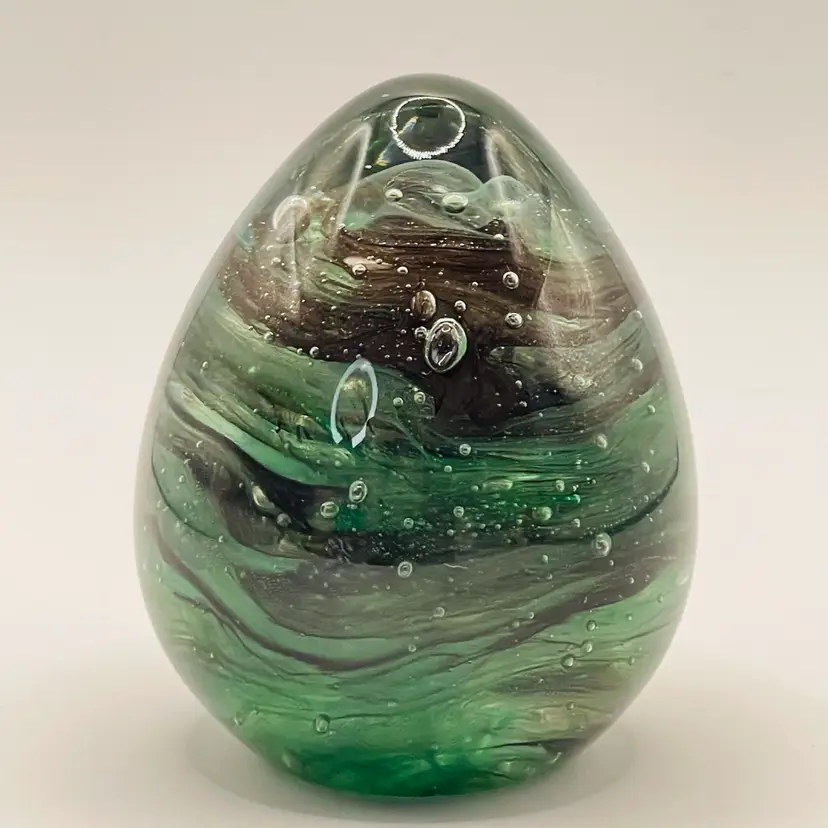 Vintage Blarney Glass Paperweight