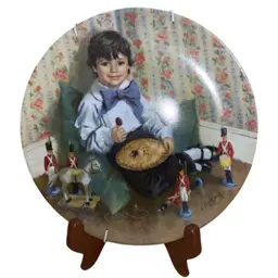 Vtg. RECO 8.5” decorative plate 1982 Little Jack Horner
