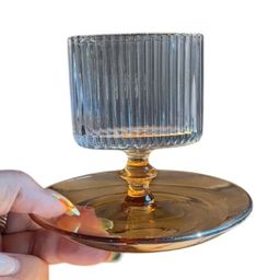 Glass card holder