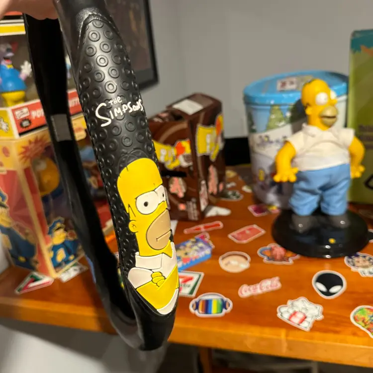 Simpsons Steering Wheel Cover