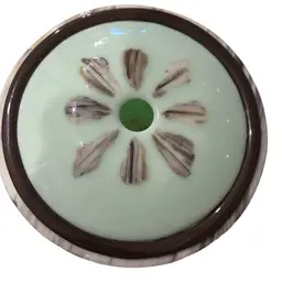 #01 Art Glass, Art Is Signed By Marcia N. Perfect condition very unigue