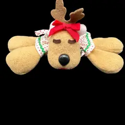 Hallmark Large Rhonda Reindeer 1980s Plush 9"