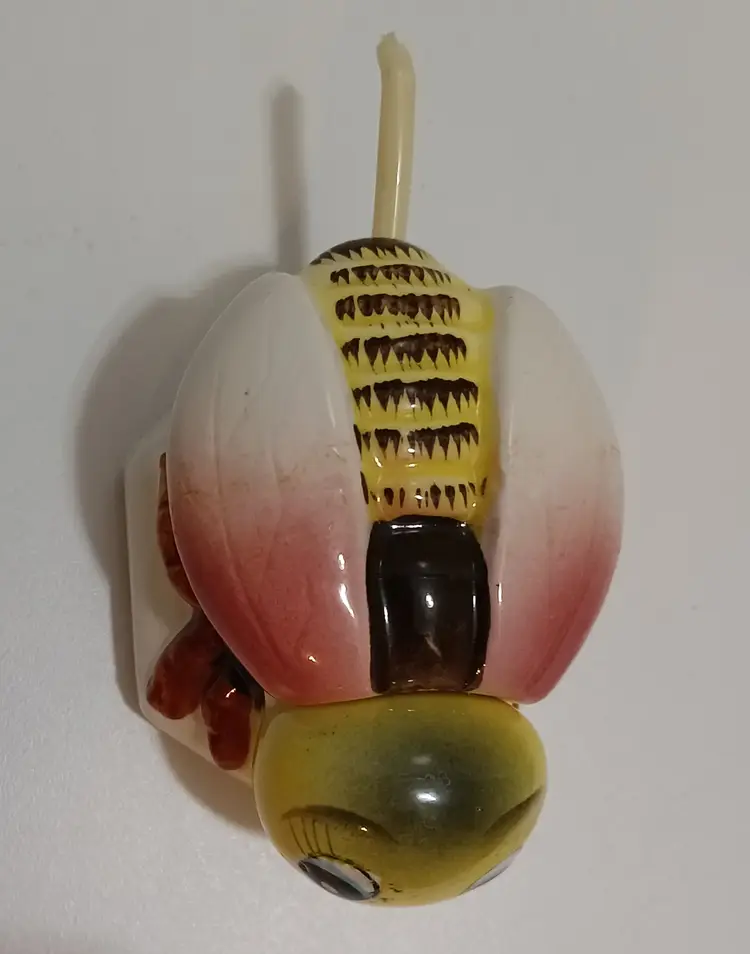 Adorable Anthropomorphic Honey Bee Dish w/Spoon