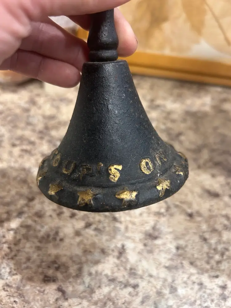 Antique Cast Iron Dinner Bell