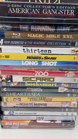 Lot Of 43 Sealed DVD Blu-ray Mixed Lot