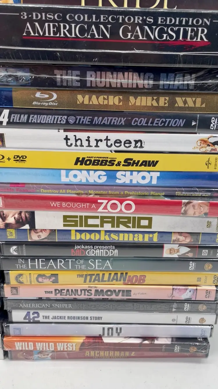 Lot Of 43 Sealed DVD Blu-ray Mixed Lot