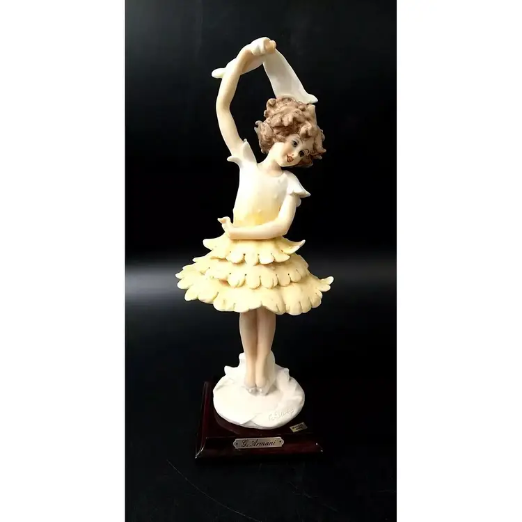 GIUSEPPE ARMANI 1986 MAGIC MEMORIES BALLERINA 10" FIGURINE STATUE ITALY RETIRED
