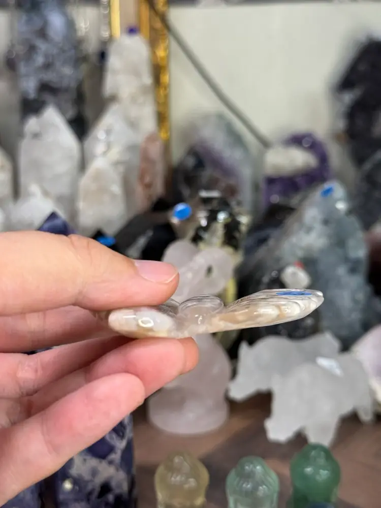 Flower Agate Butterfly #73