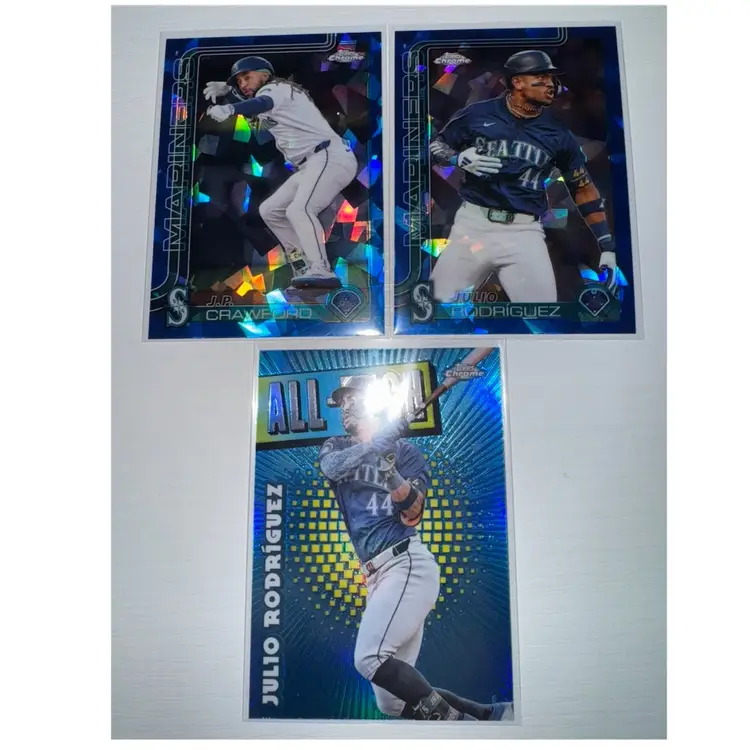 Seattle Mariners 3 Card Lot