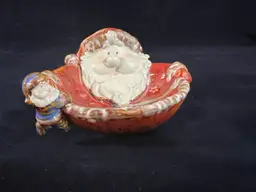 Santa And Elf Trinket Dish