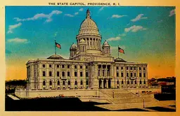 The State Capitol Providence Rhode Island Unused Postcard
