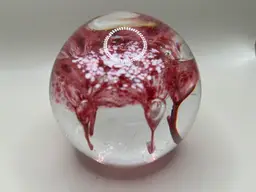 Vintage Art Glass Paperweight