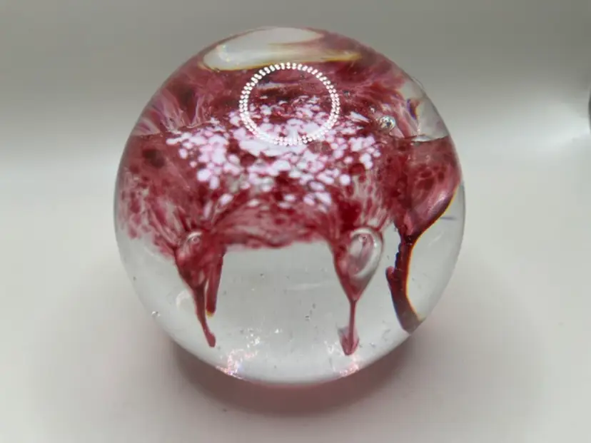 Vintage Art Glass Paperweight