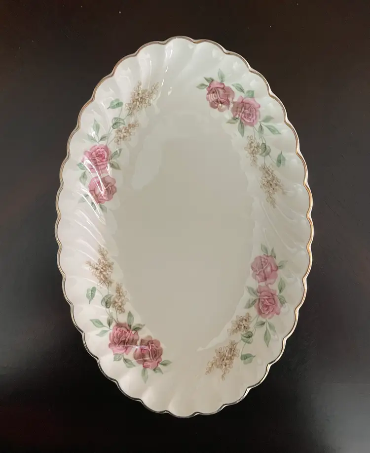 Johnson Bros. English Porcelain Rose Tray