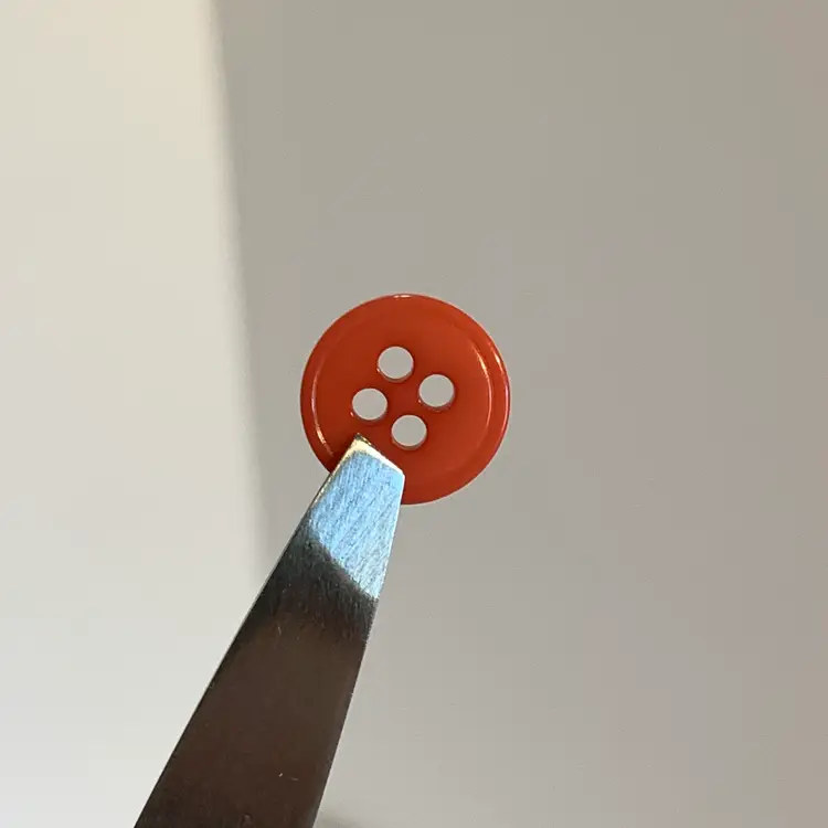 Vintage Coral Colored Buttons 1 oz.