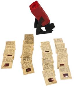 Vintage 70’s Stori-Views St. Louis MO USA Play Scope Mini Slide Viewer w/ Slides