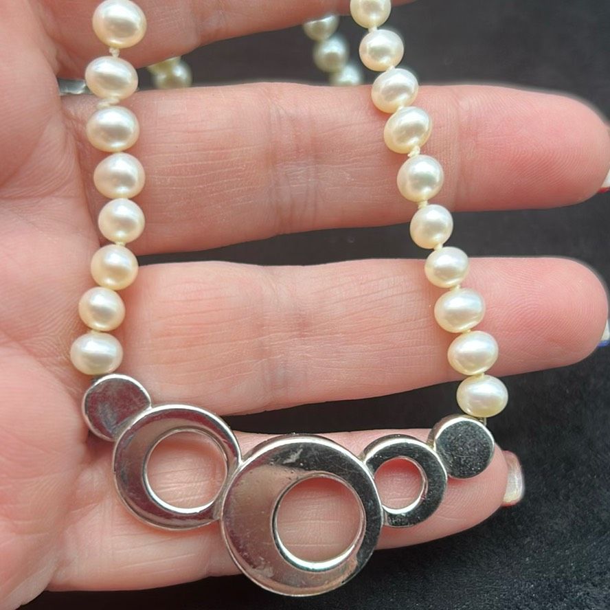 Niknax · Misaki Monaco Cultured Pearl Necklace with Sterling